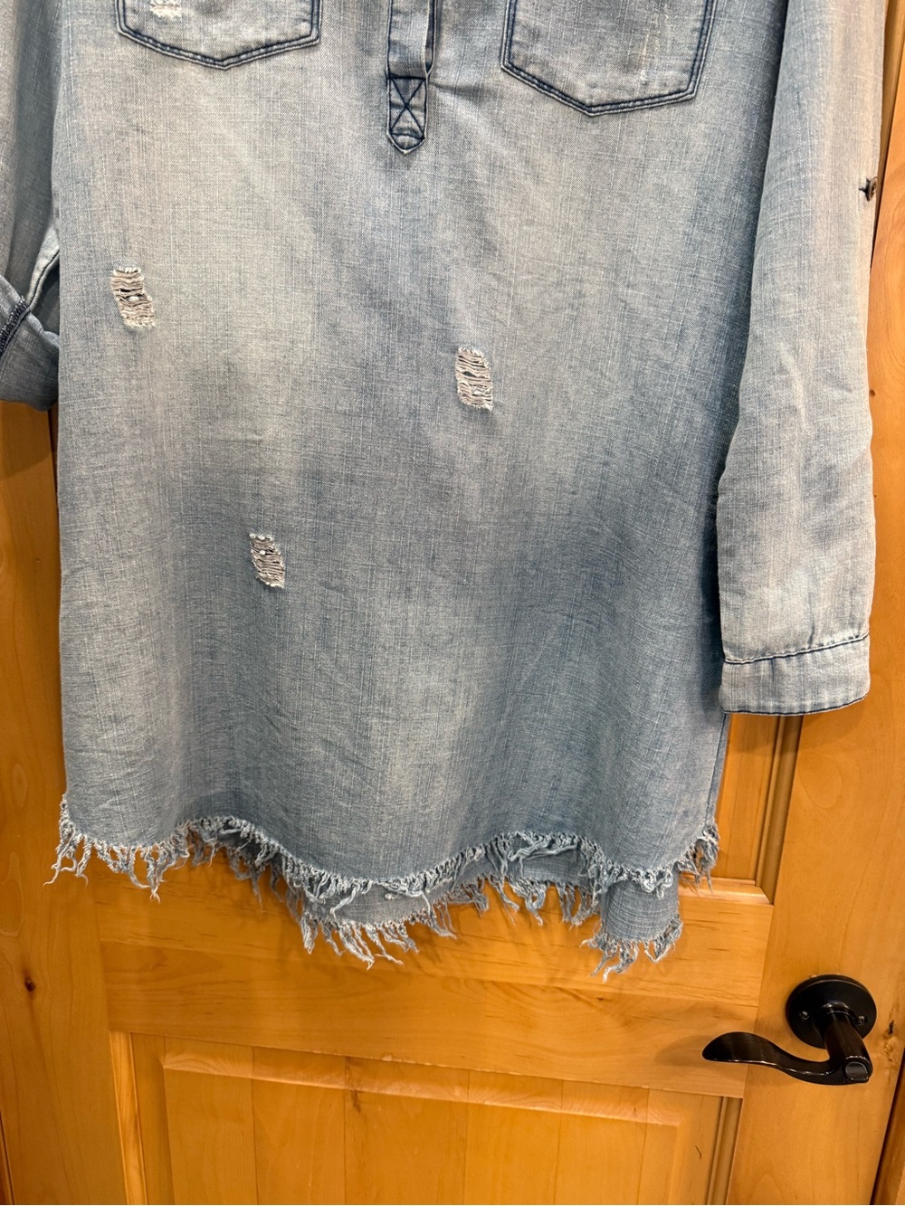 Denim Mini Dress - Picture 2 of 7